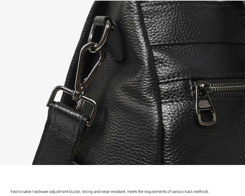 Genuine Leather Women's Backpack Travel Casual Commute Satchel Simple Fashion
