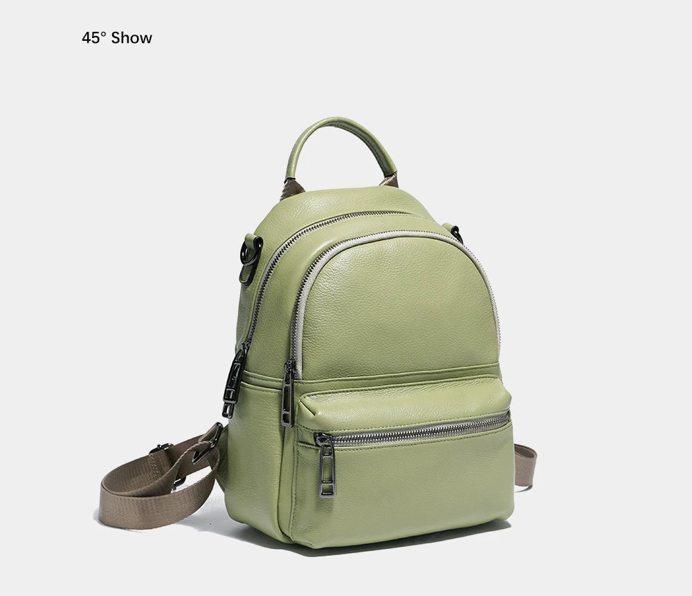 Women Leather Backpack Knapsack Backpacks Satchel ShoulderLarge Capacity