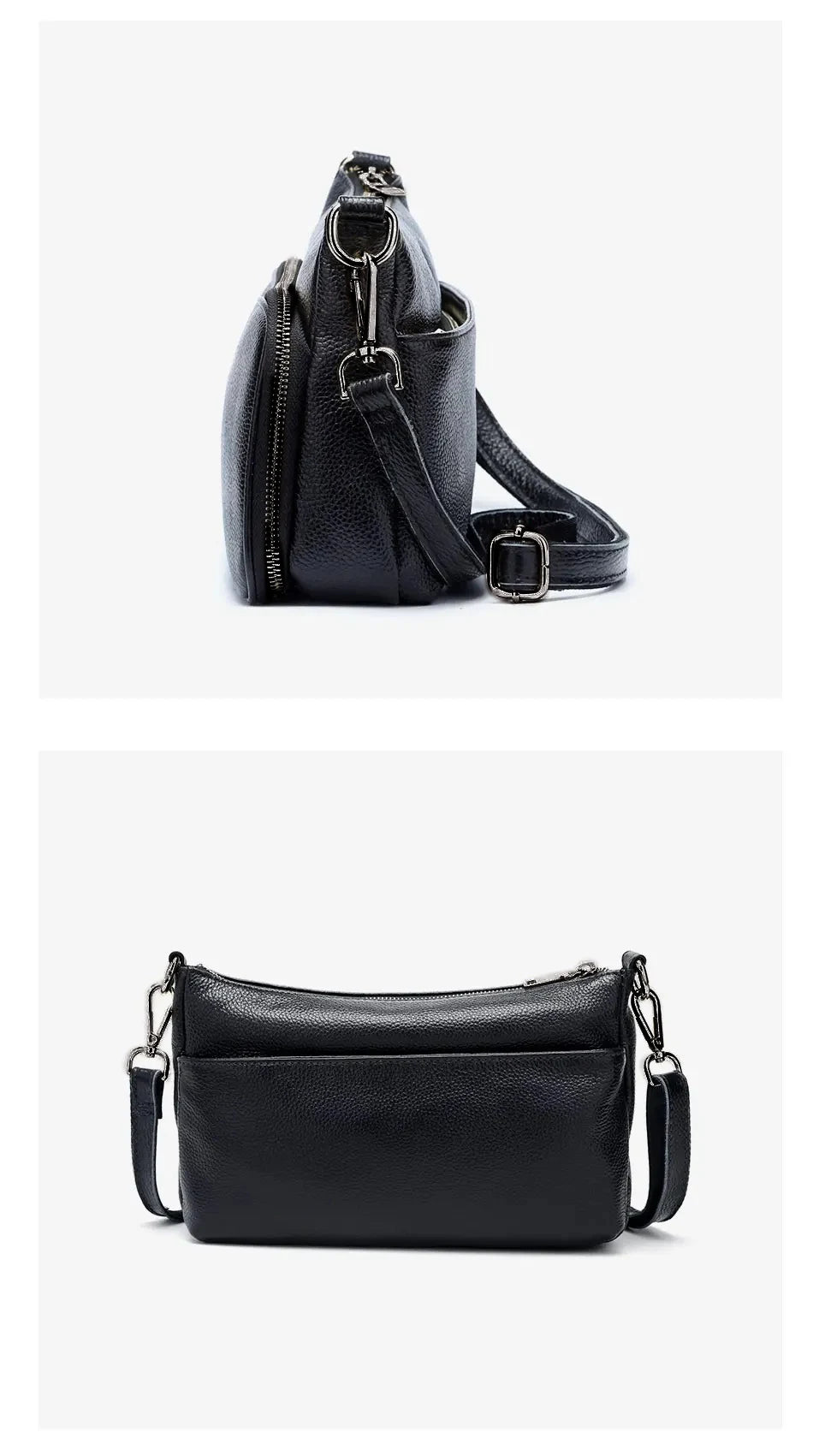 Women's Handbag 100% Genuine Leather Ladies Shoulder Crossbody Messenger Bag Fashion Hobos