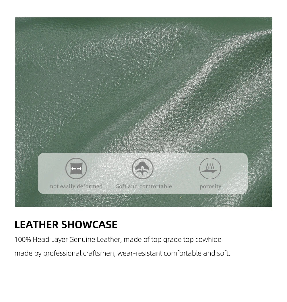 Genuine Leather Backpack For Women Large Capacity Travel Rucksack Knapsack