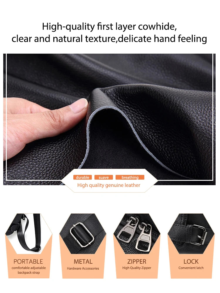 Women's Genuine Leather Backpack