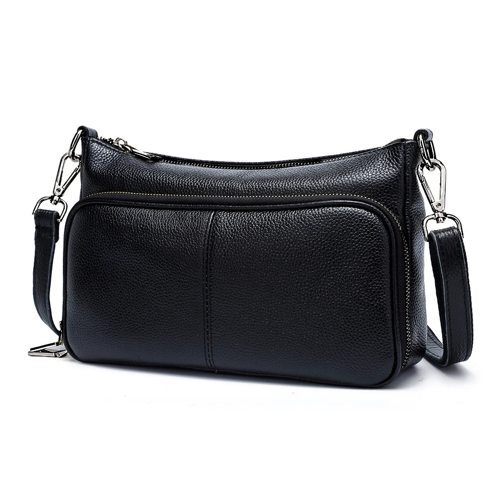 Women's Handbag 100% Genuine Leather Ladies Shoulder Crossbody Messenger Bag Fashion Hobos
