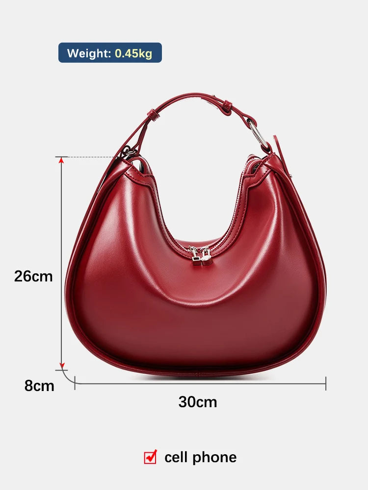 Leather Handbags Genuine Women High Quality Girlfriend Crossbody Bag Fashion Shoulder