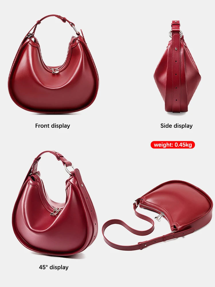 Leather Handbags Genuine Women High Quality Girlfriend Crossbody Bag Fashion Shoulder