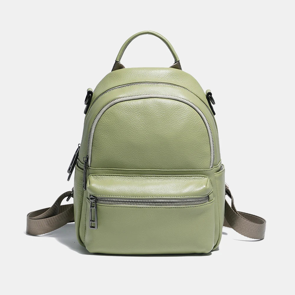Women Leather Backpack Knapsack Backpacks Satchel ShoulderLarge Capacity