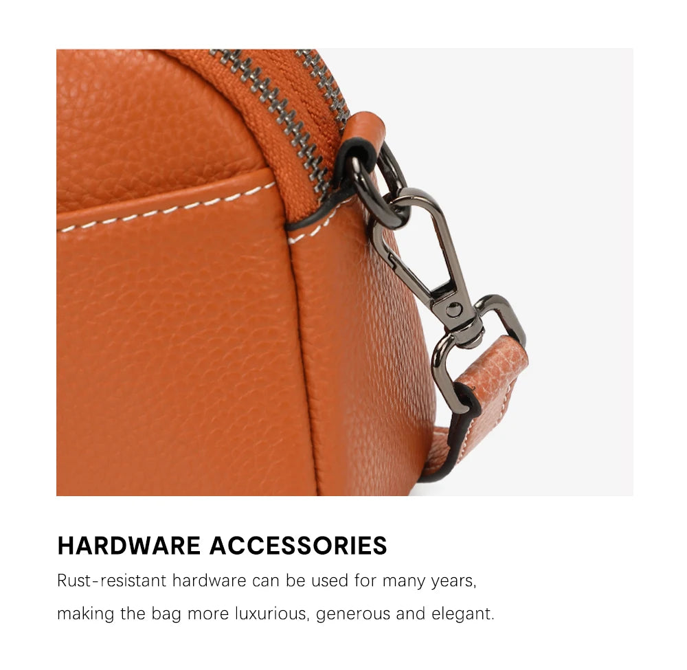 Women Casual Soft Leather Bag Mini Small Crossbody Female Shell Phone Shoulder Bags