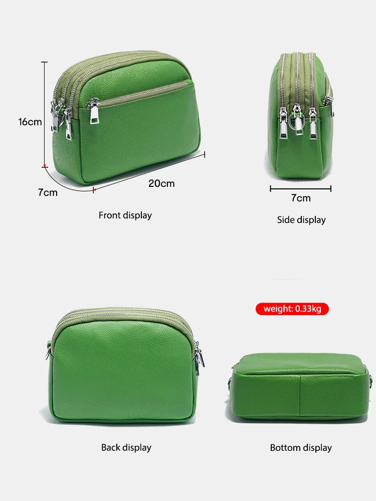 Multifunctional Solid Color Shoulder Bag For Women, Waterproof Crossbody Purse Business
