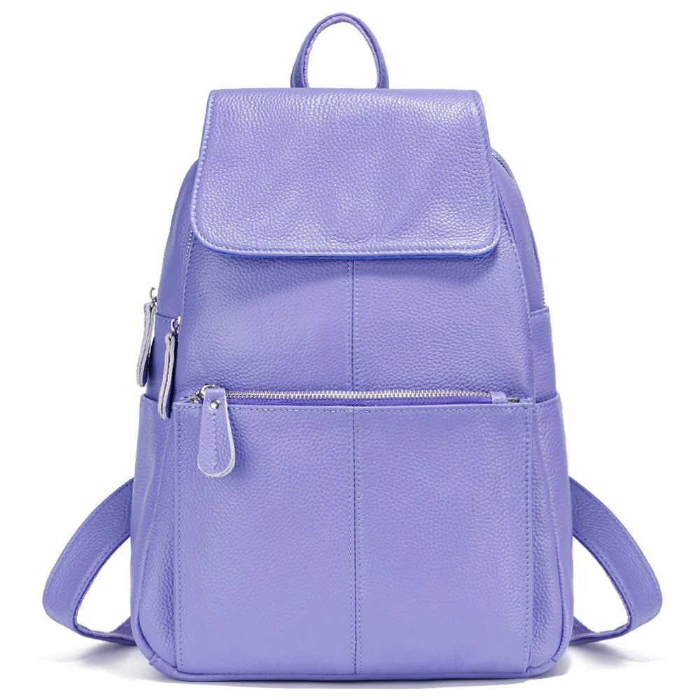 Stylish Genuine Leather Women Backpack