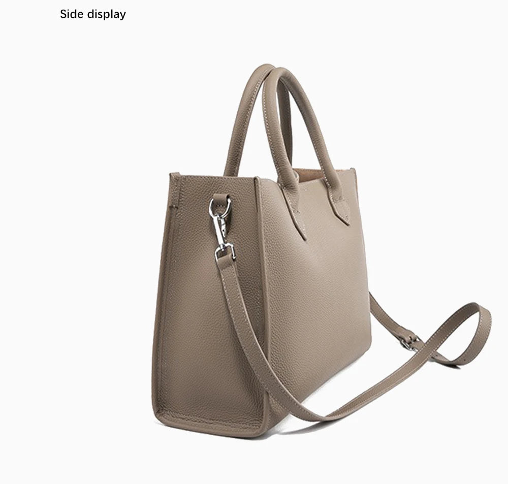 Women Large Tote Bag Genuine Leather Shoulder Bag Ladies Crossbody Bag