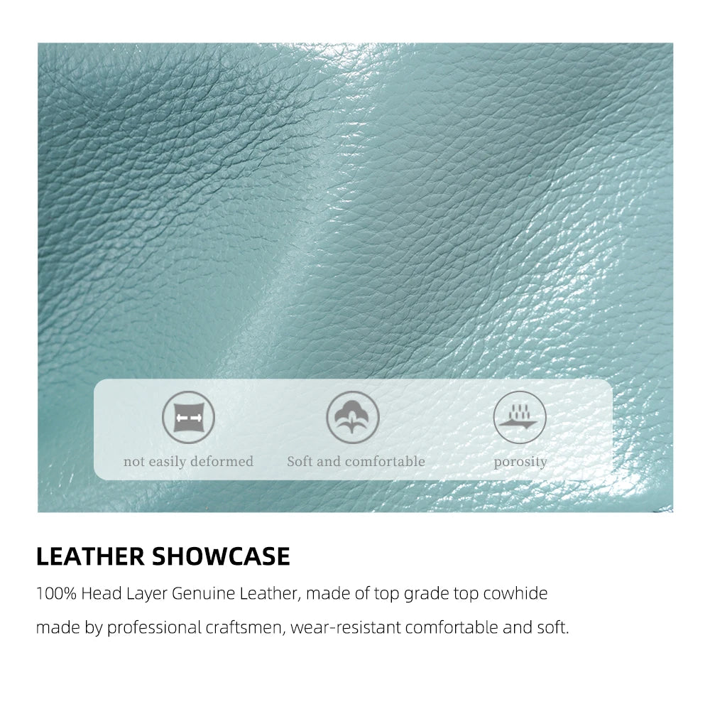 Women  Bag Soft Genuine Leather Zipper Cowhide Leather Shoulder Bag Ladies Crossbody
