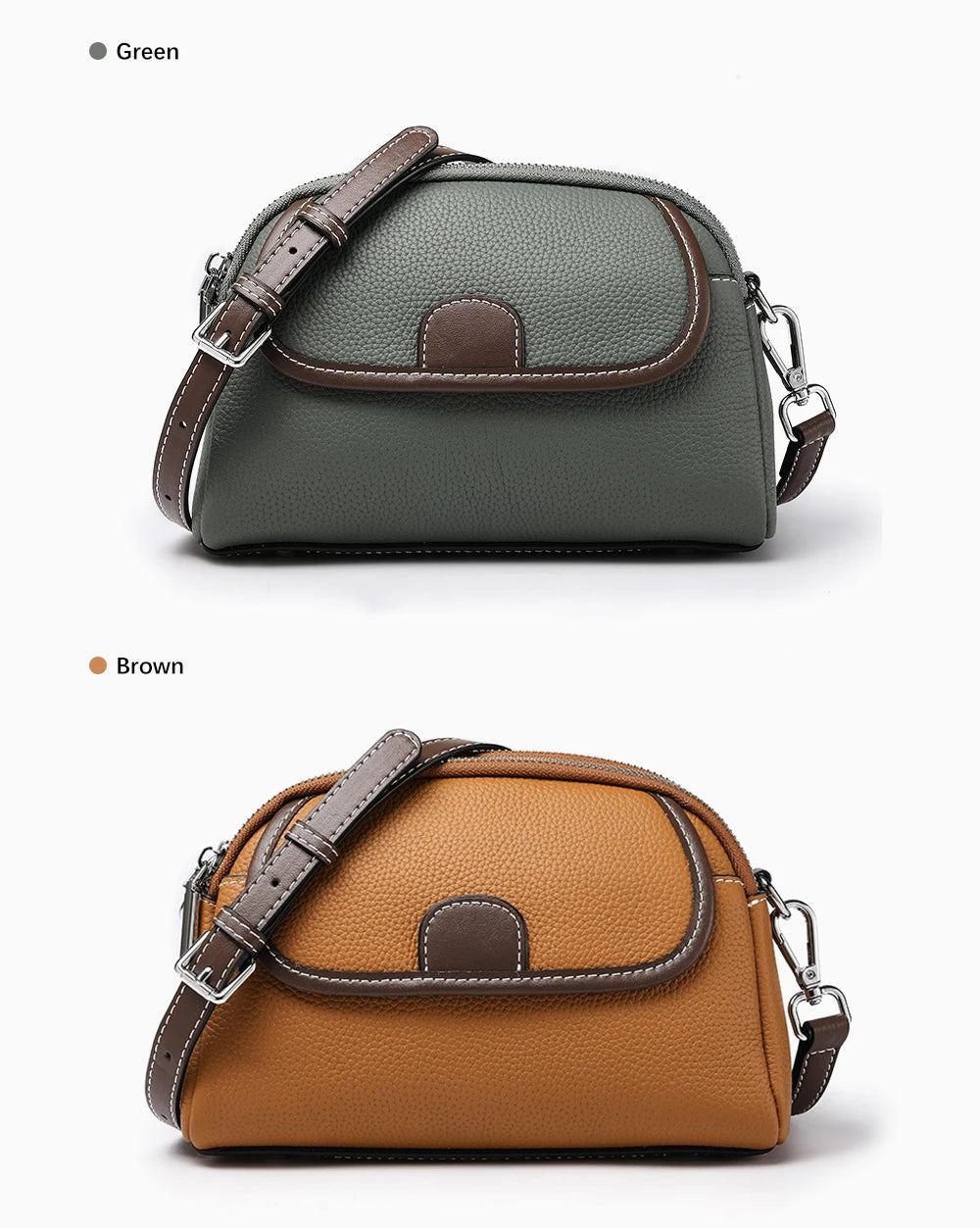 Genuine Leather Women's Handbag Small Tote Bag Female Crossbody Fashion Lady Shoulder Handbags