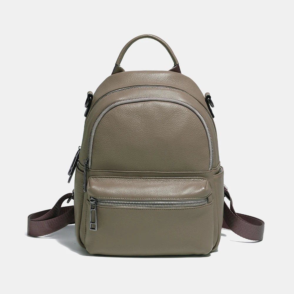 Women Leather Backpack Knapsack Backpacks Satchel ShoulderLarge Capacity