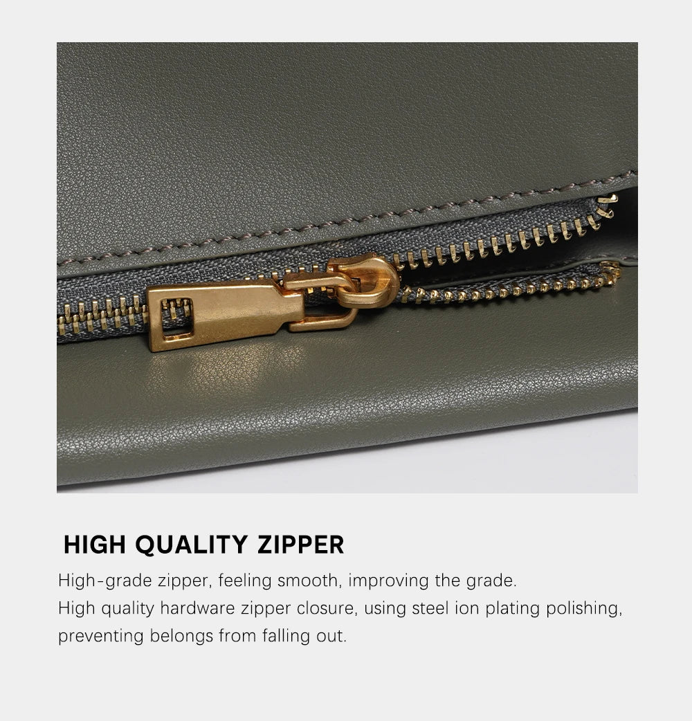 Women Crossbody Messenger Bag Genuine Leather Large Capacity Luxury Designer Vintage
