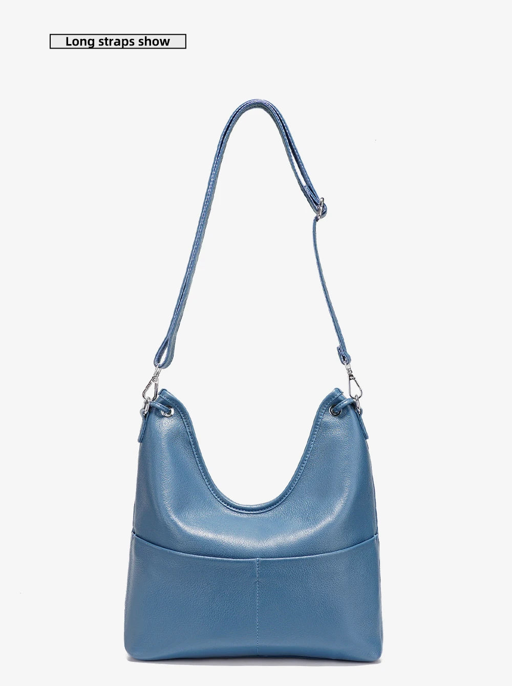 Genuine Leather Women's Handbag Luxury Hobo Bag Large Capacity