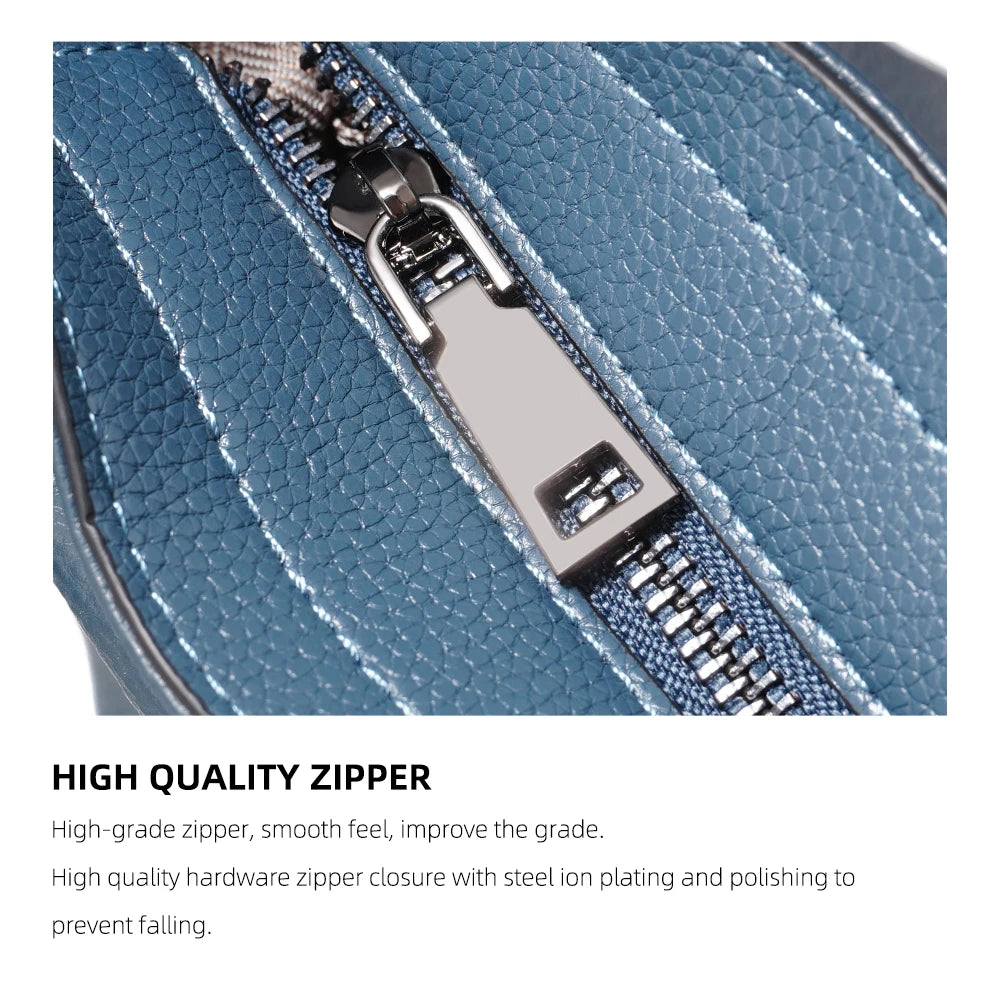 Genuine Leather Women's Tassel Shoulder Bag Large Capacity Female Handbag Shopper Natural Leather