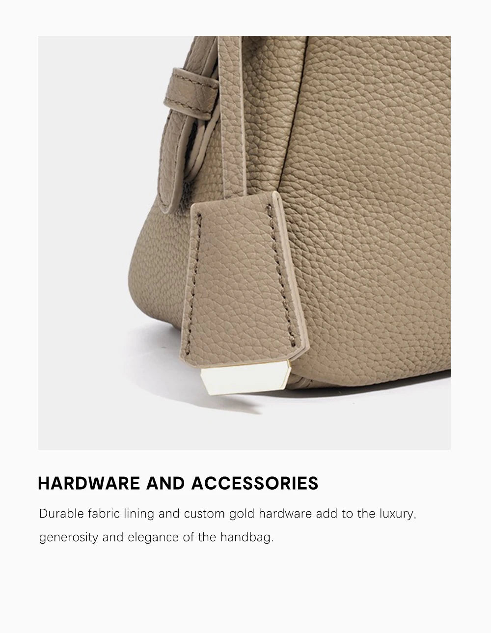 Genuine Leather Satchel Bags For Women Simple Fashion Ladies Underarm Handbag Large