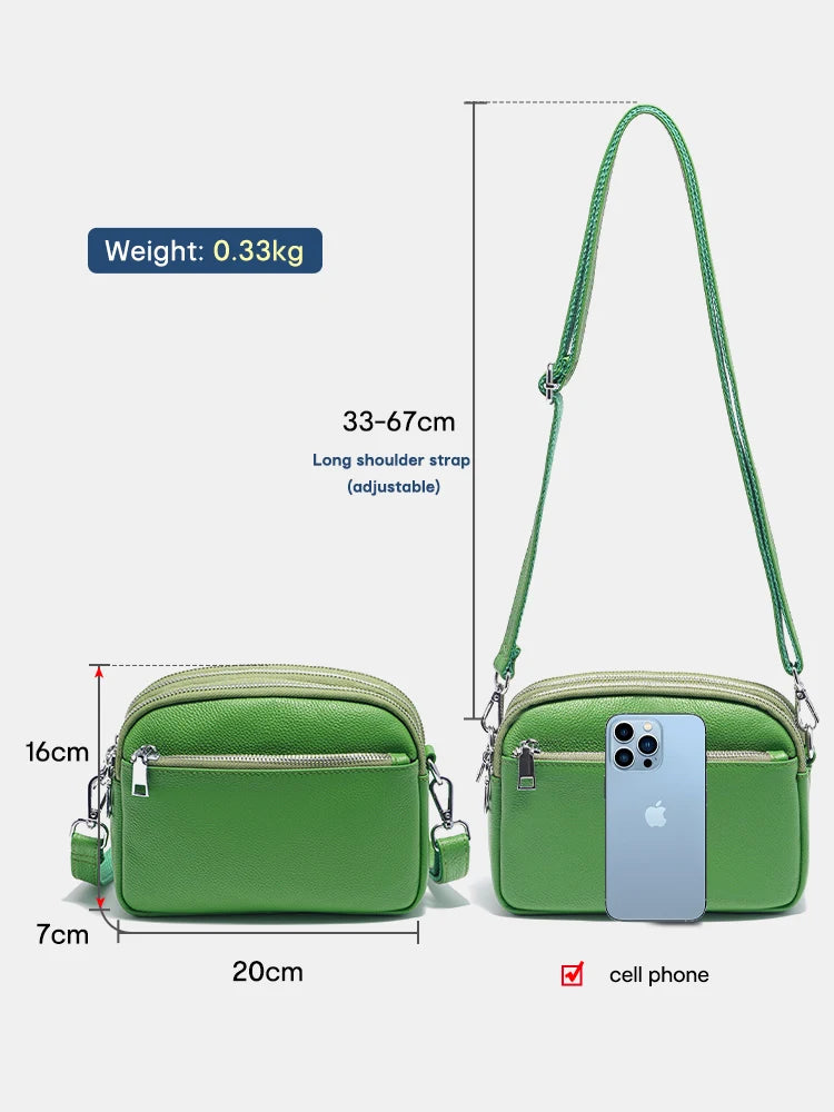 Multifunctional Solid Color Shoulder Bag For Women, Waterproof Crossbody Purse Business