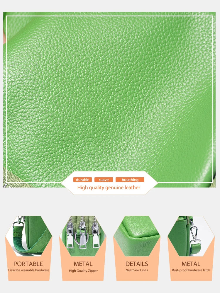 Multifunctional Solid Color Shoulder Bag For Women, Waterproof Crossbody Purse Business