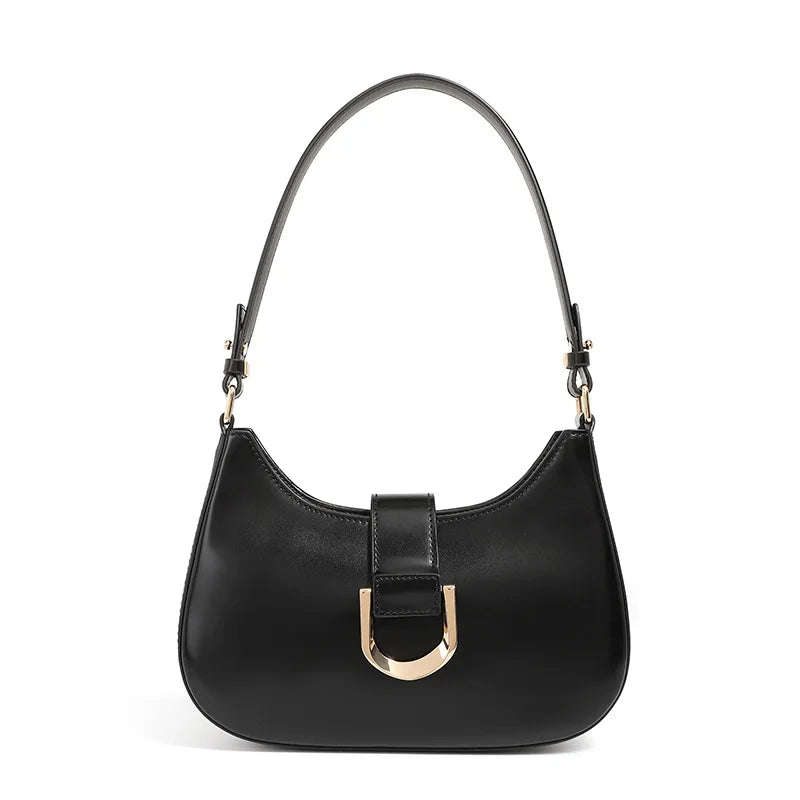 Women's Charming Leather Shoulder Bag Luxury Designer Handbag with Top Handle Crossbody