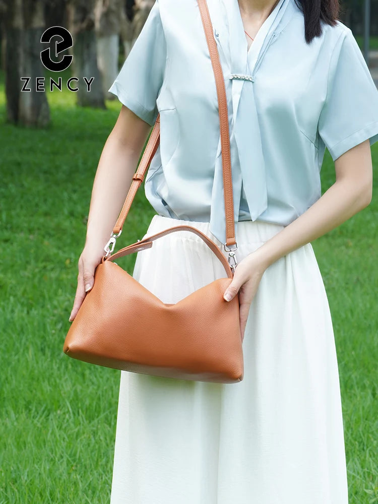 Genuine Leather Tophandle Bag Fashion Hobo Bag Women Shoulder Handbag Crossbody Designer Elegant