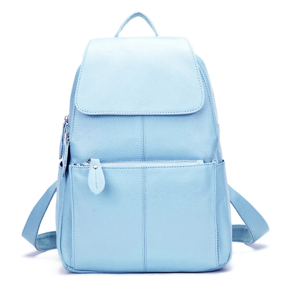 Stylish Genuine Leather Women Backpack