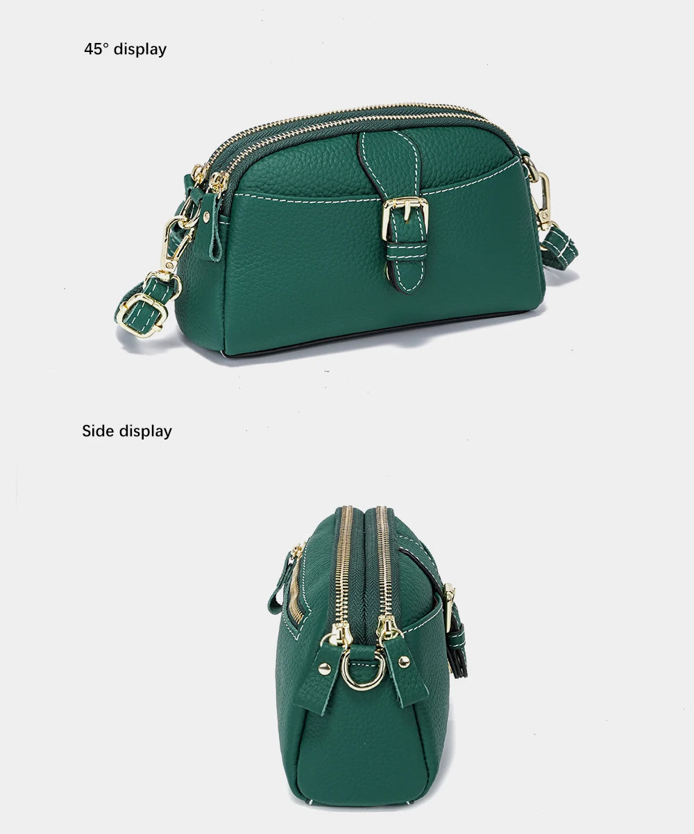 Women Wristlets Bags Female Purse 100% Genuine Leather High Quality Small Bag