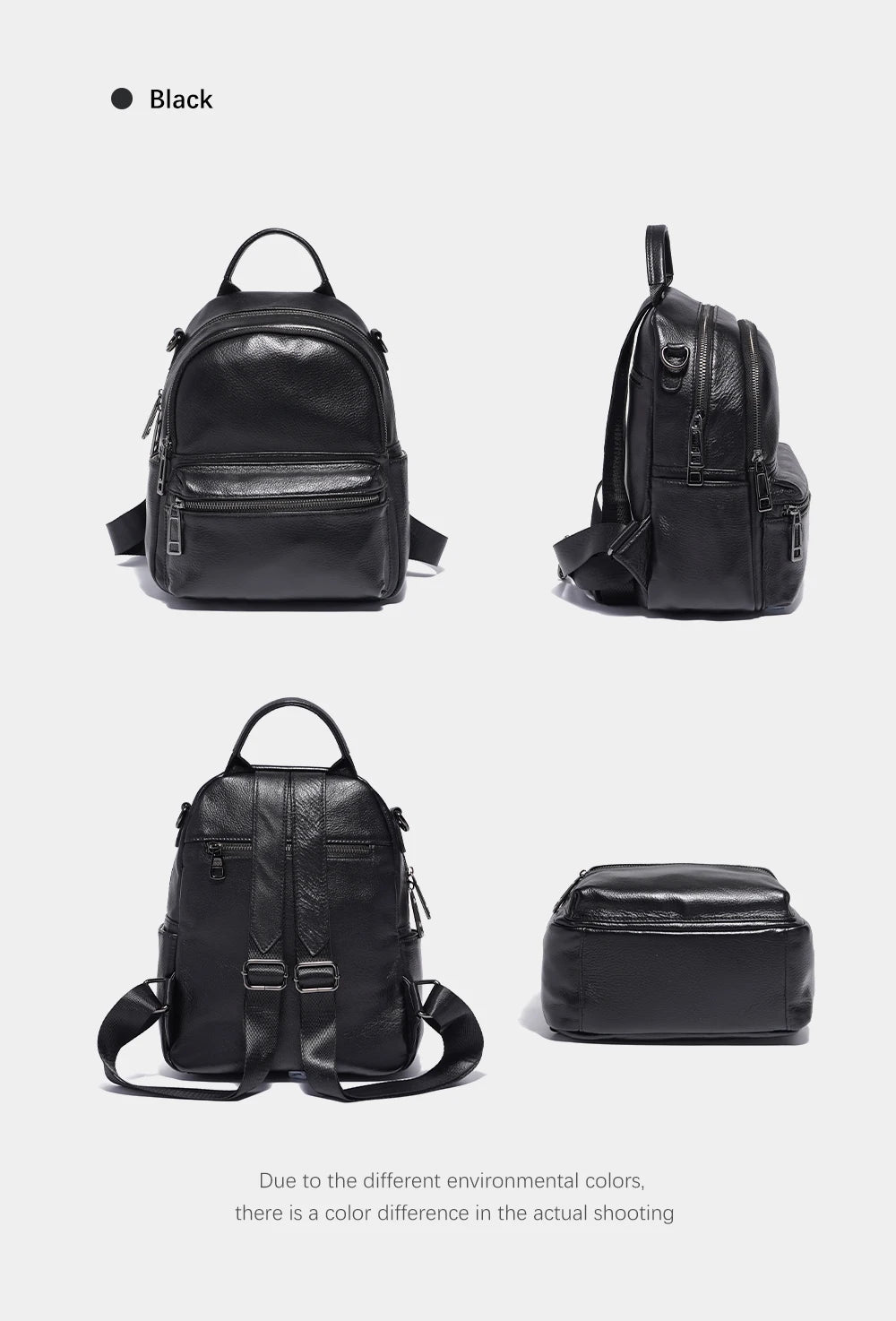 Women Leather Backpack Knapsack Backpacks Satchel ShoulderLarge Capacity