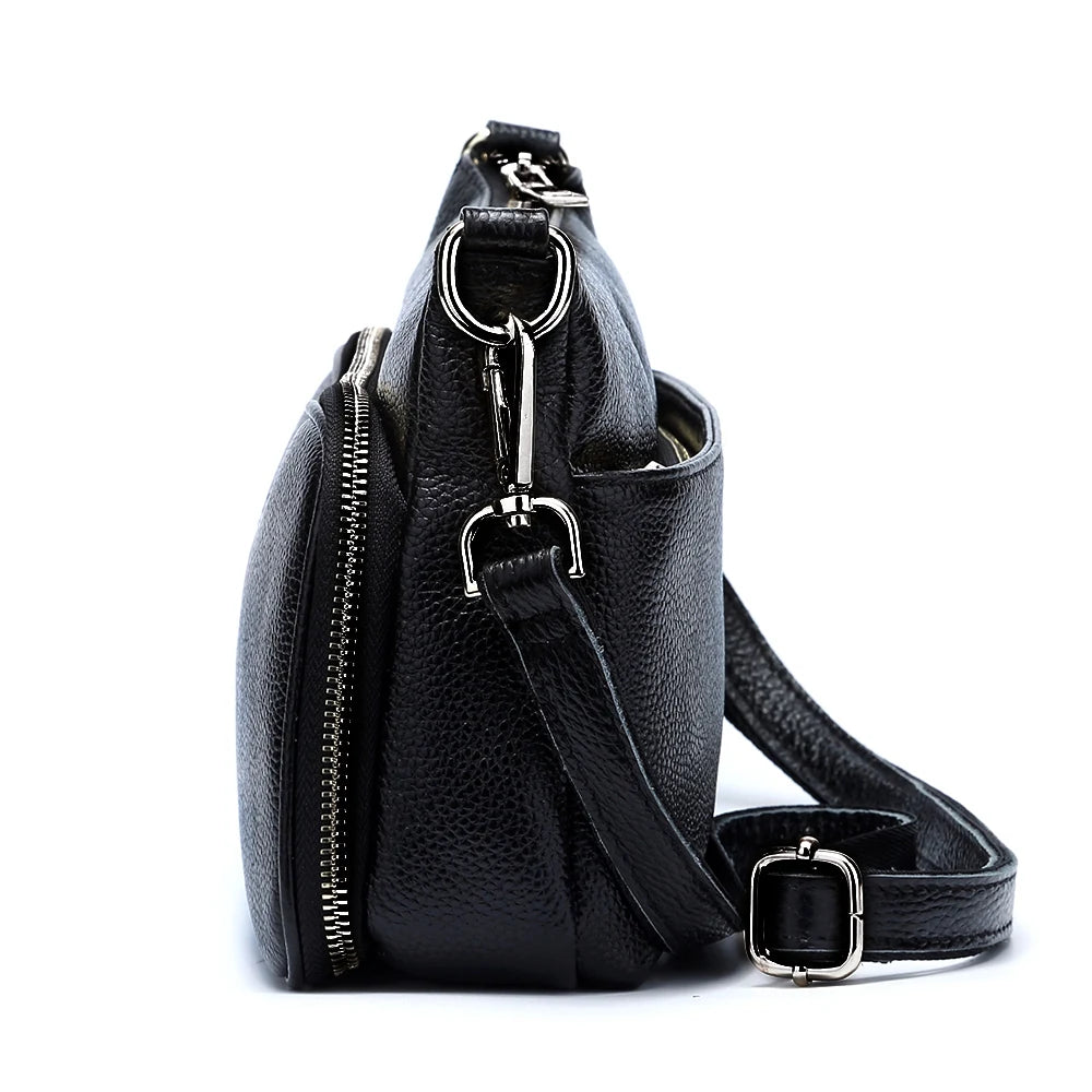 Women's Handbag 100% Genuine Leather Ladies Shoulder Crossbody Messenger Bag Fashion Hobos
