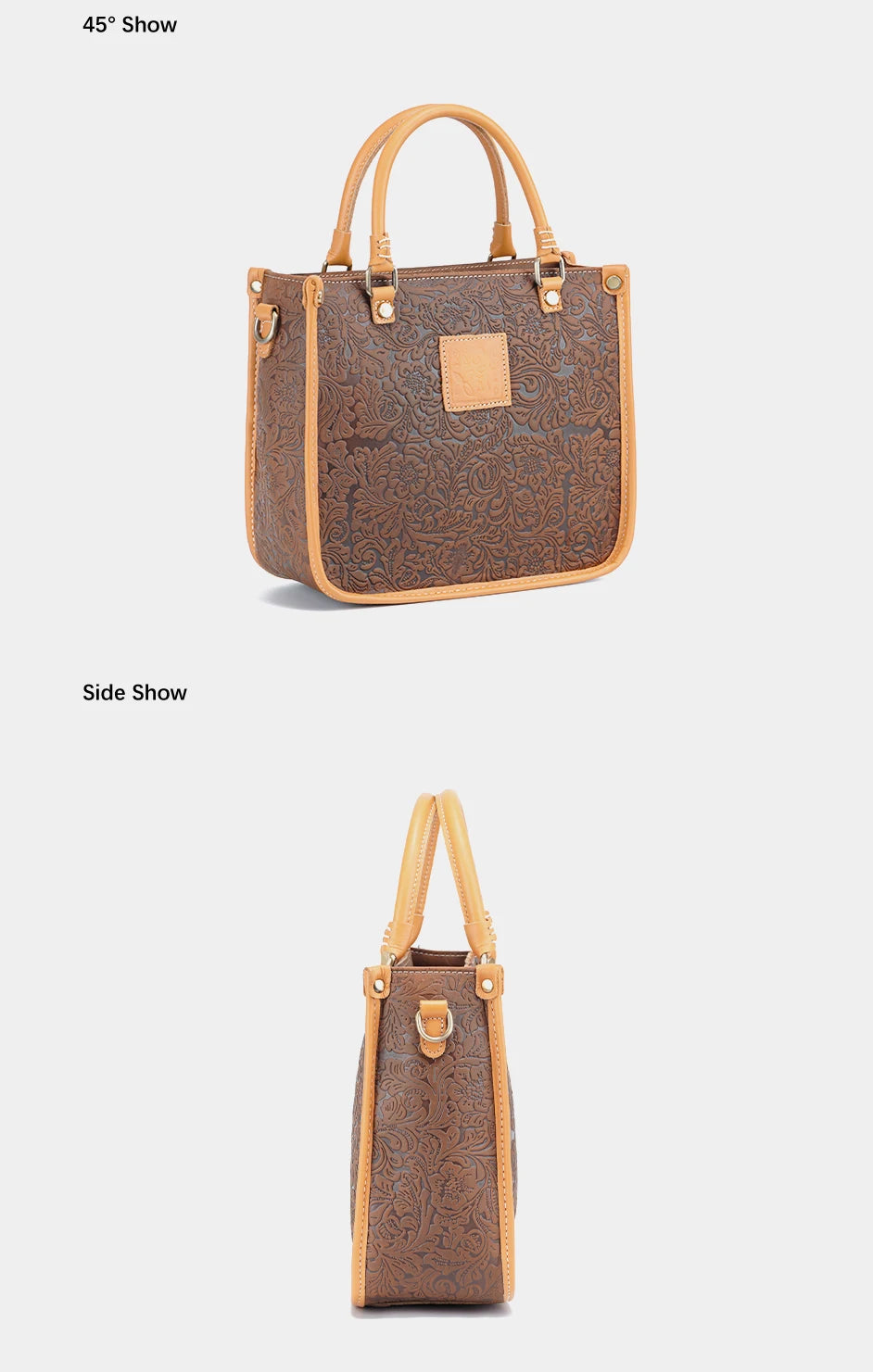 Women Shoulder Bag Genuine Leather High Quality Designer Embossing Bag Crossbody