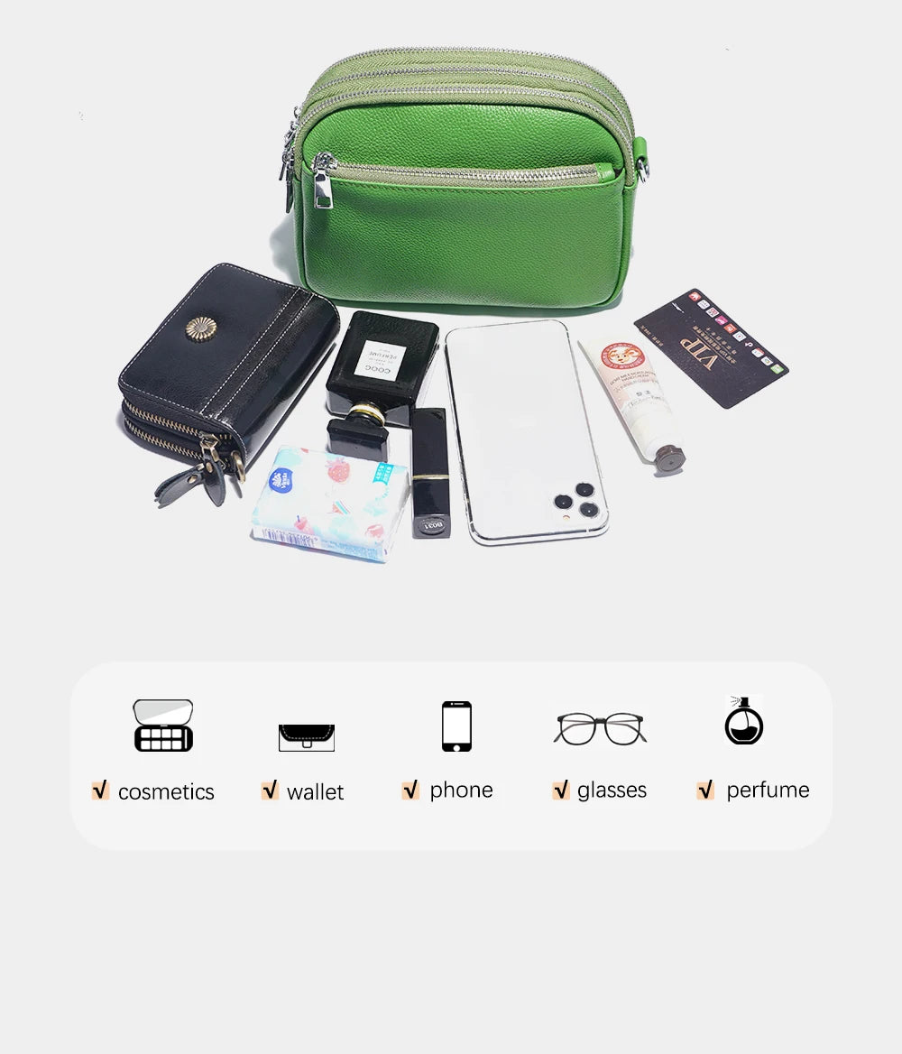 Multifunctional Solid Color Shoulder Bag For Women, Waterproof Crossbody Purse Business
