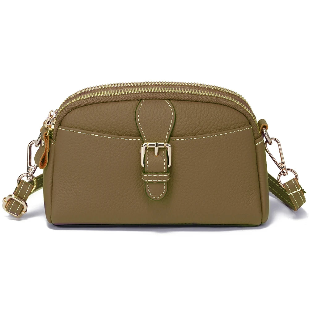 Women Wristlets Bags Female Purse 100% Genuine Leather High Quality Small Bag