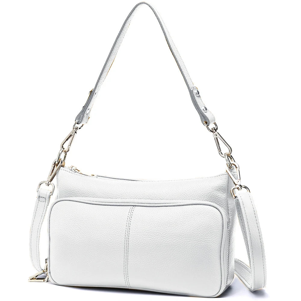 Women's Handbag 100% Genuine Leather Ladies Shoulder Crossbody Messenger Bag Fashion Hobos
