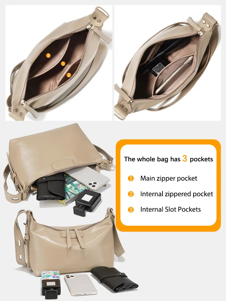 Shoulder Bag Crossbody For Women Large Capacity Commute Bag