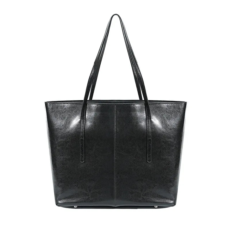 New Women Handbag 100% Genuine Leather Ladies Shoulder Purse Ladies