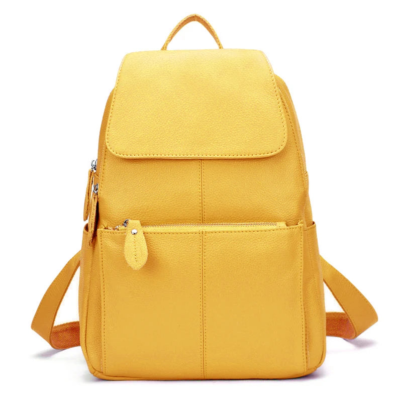 Stylish Genuine Leather Women Backpack