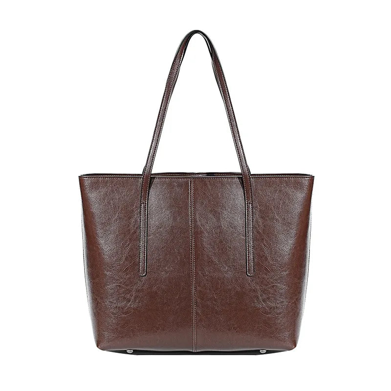 New Women Handbag 100% Genuine Leather Ladies Shoulder Purse Ladies