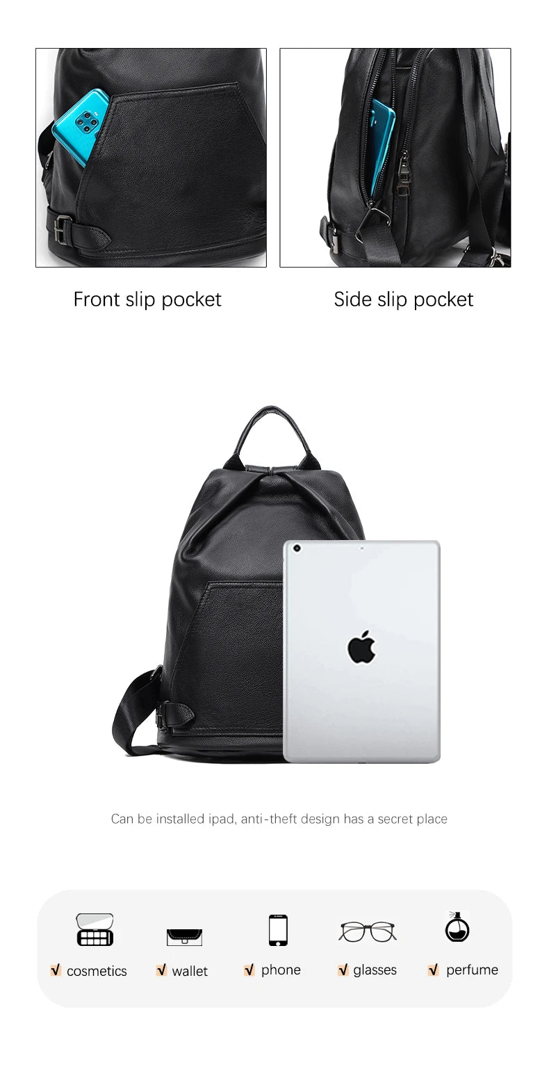 Women's Genuine Leather Backpack