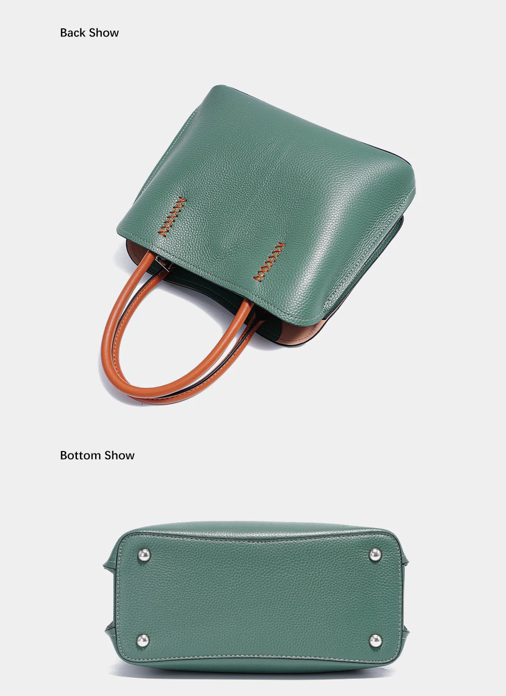 Women's Genuine Leather Shopper Bag Designer Shoulder Bags Handbag Large Bucket Bag Tote Cross