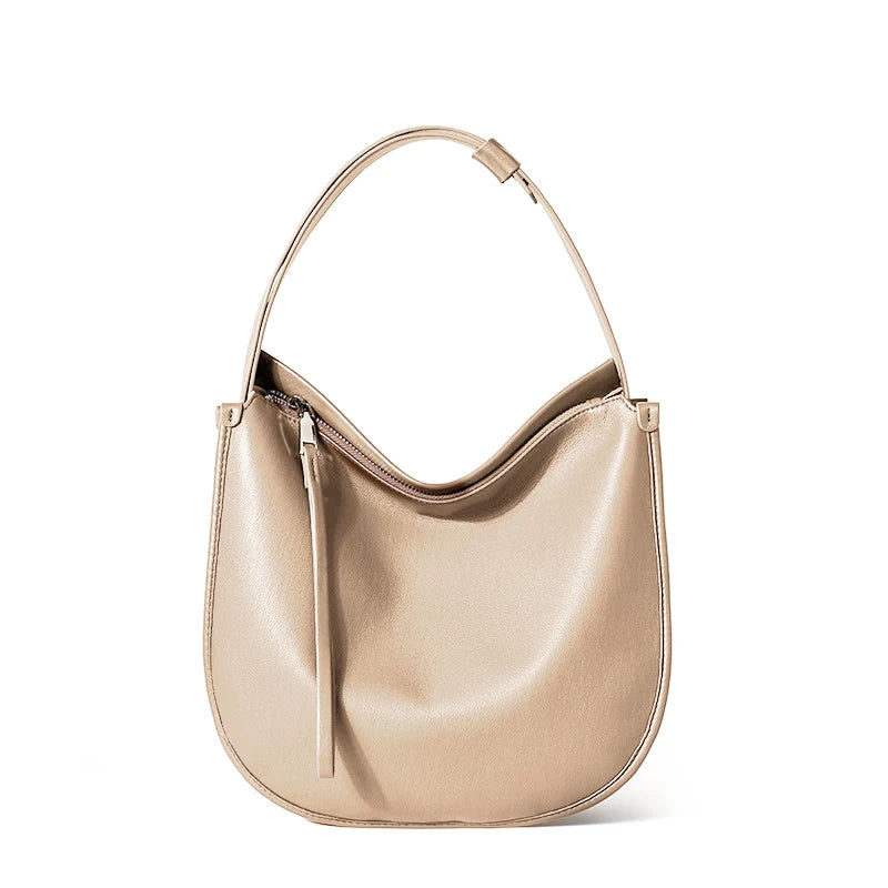 Women's Simple Fashion Designer Messenger Bag Genuine Leather Shoulder