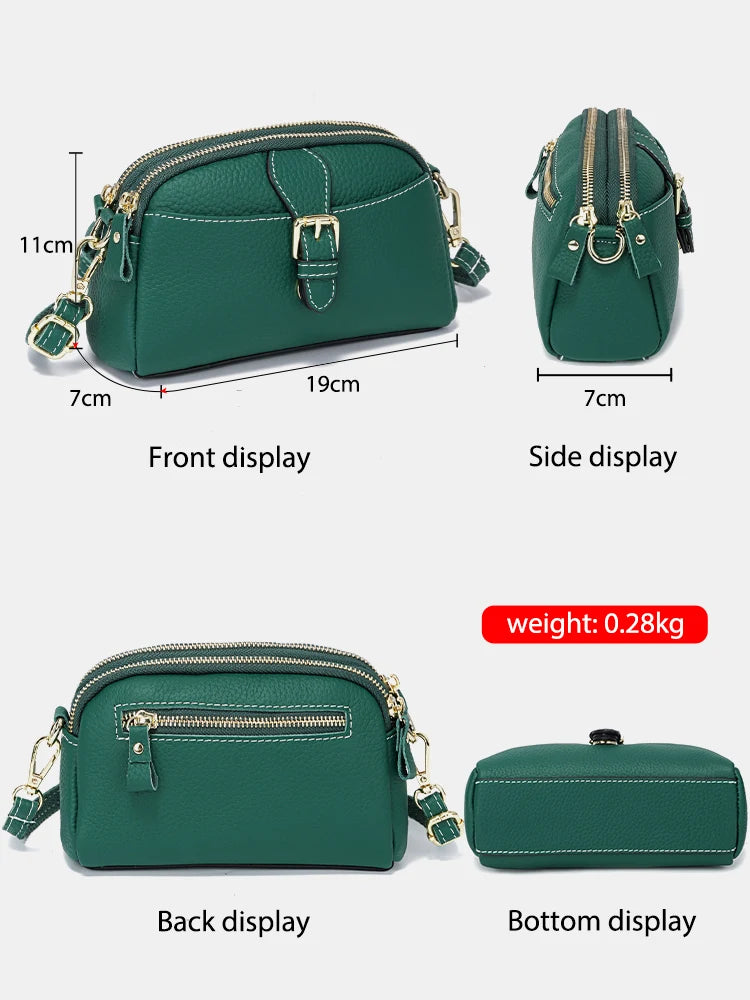 Women Wristlets Bags Female Purse 100% Genuine Leather High Quality Small Bag