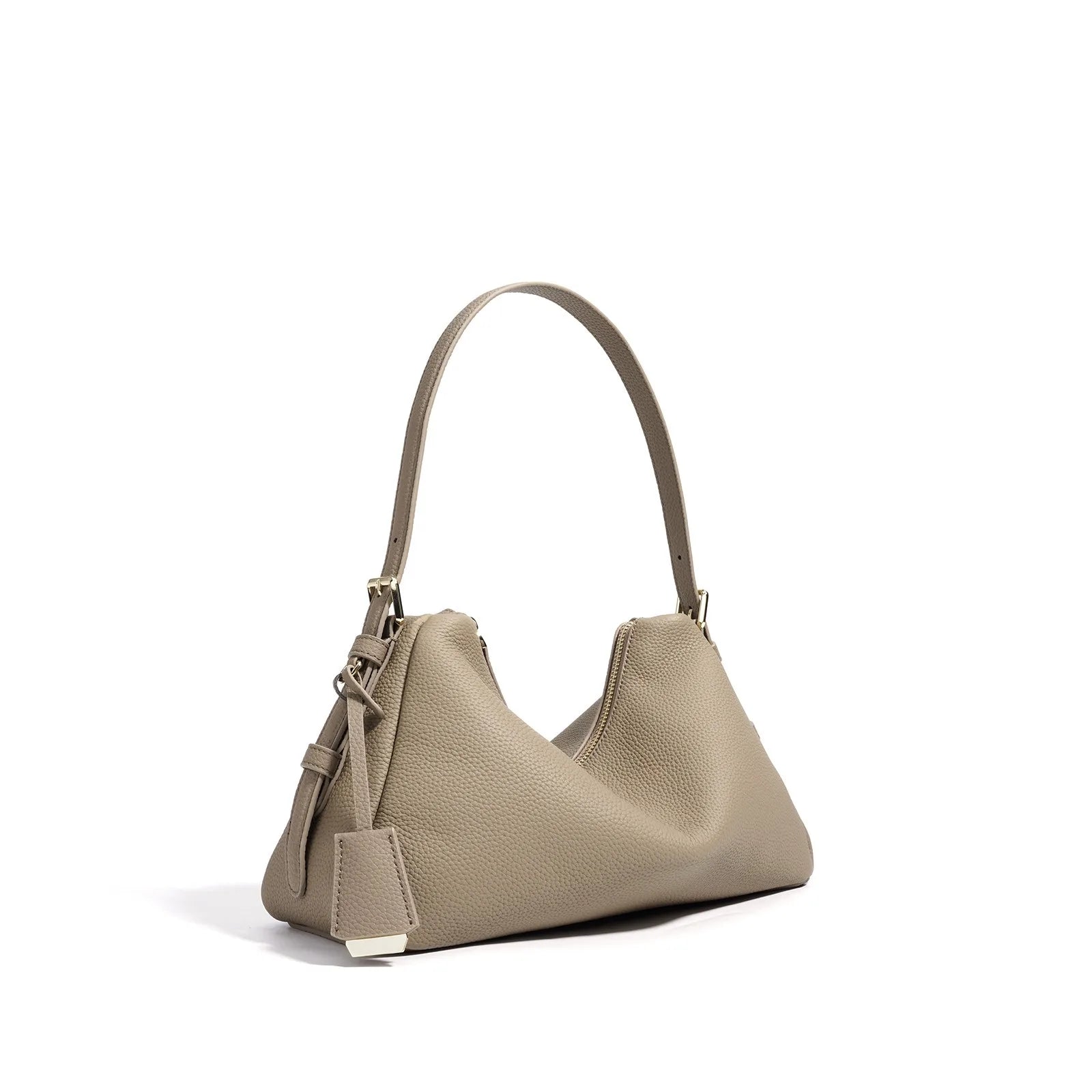 Genuine Leather Satchel Bags For Women Simple Fashion Ladies Underarm Handbag Large
