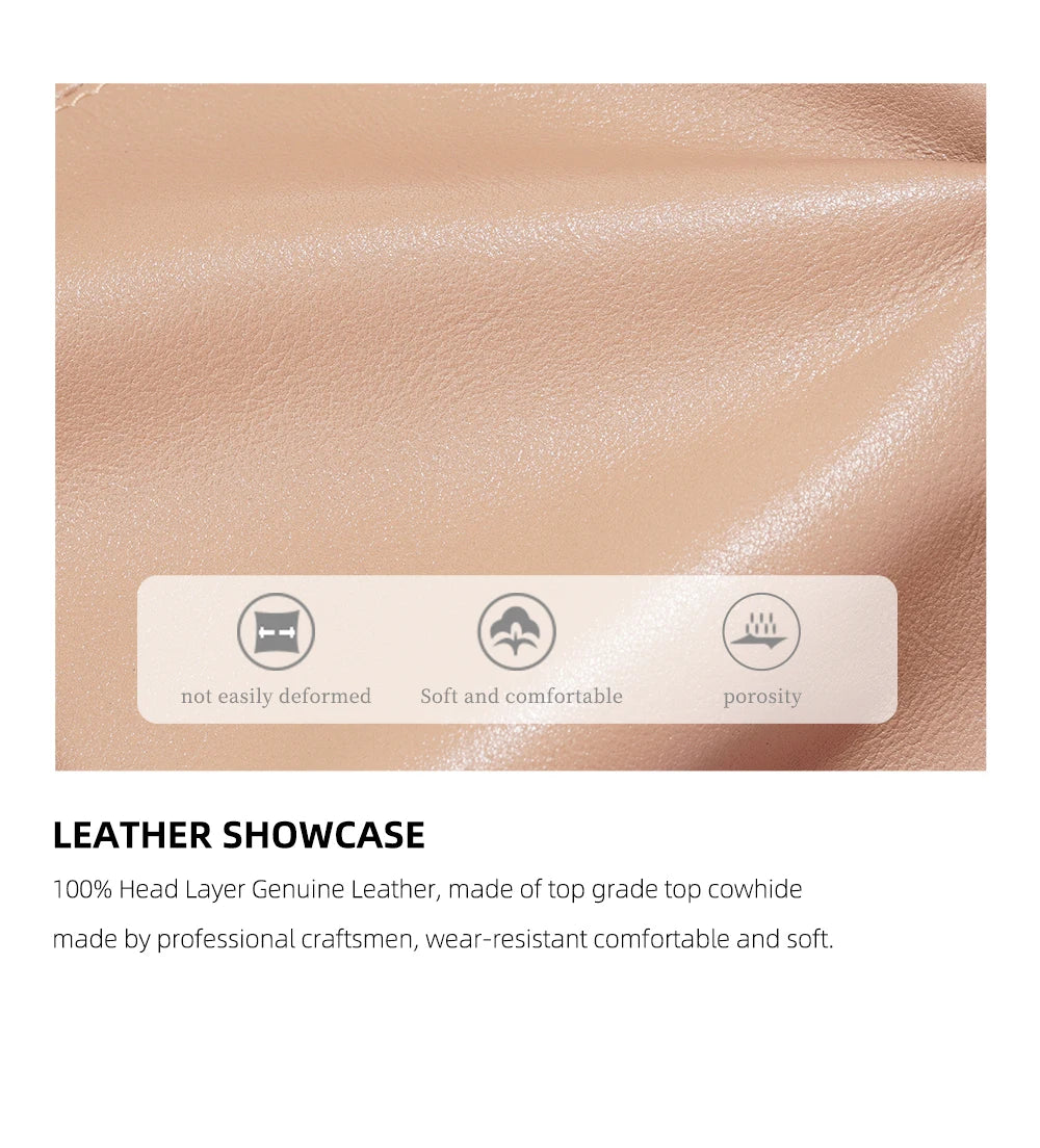 Genuine Leather Top-handle Bag For Women Stylish Boston Bag Shoulder Handbag Bolsa Crossbody