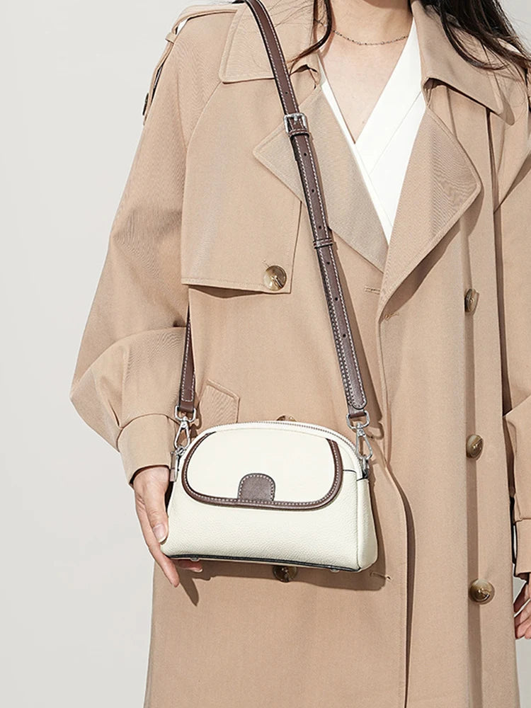Genuine Leather Women's Handbag Small Tote Bag Female Crossbody Fashion Lady Shoulder Handbags
