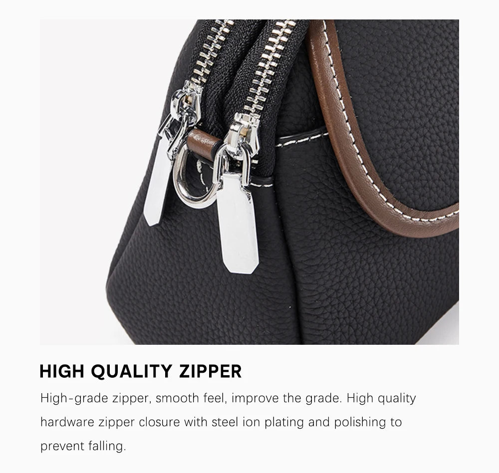 Genuine Leather Women's Handbag Small Tote Bag Female Crossbody Fashion Lady Shoulder Handbags
