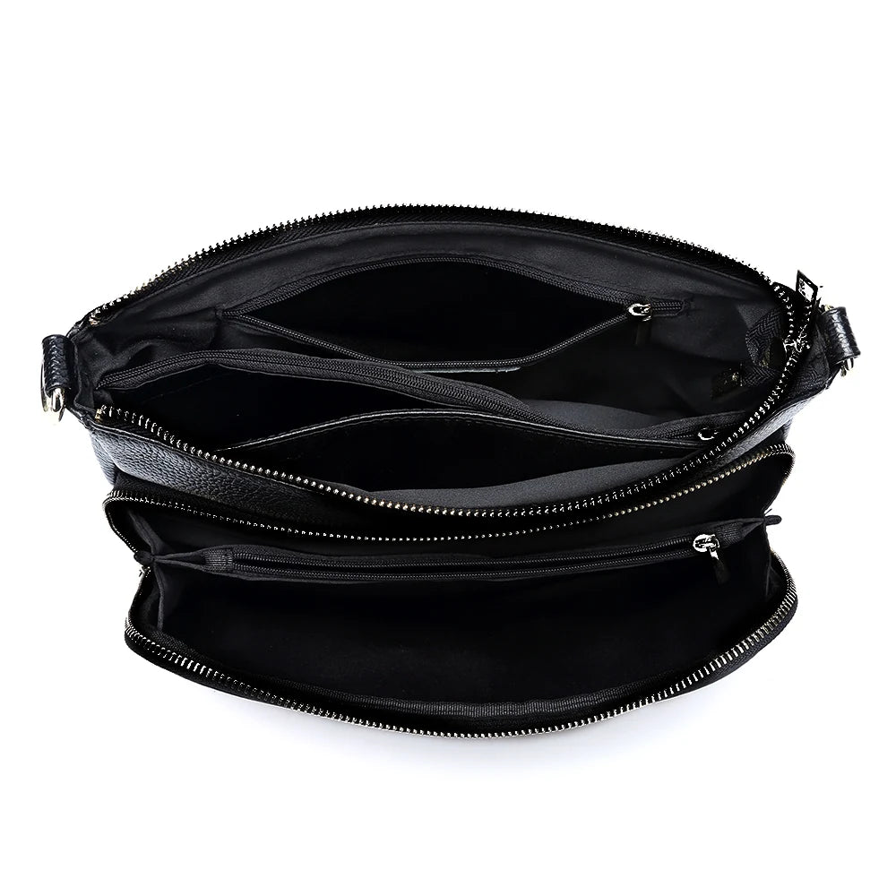 Women's Handbag 100% Genuine Leather Ladies Shoulder Crossbody Messenger Bag Fashion Hobos