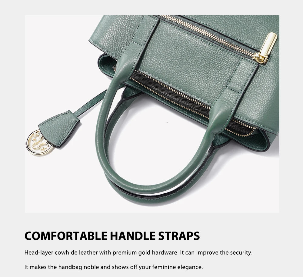 Fashion Women Alligator Handbags Genuine Leather Top-handle Bag Luxury Designer