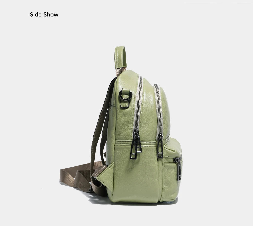 Women Leather Backpack Knapsack Backpacks Satchel ShoulderLarge Capacity