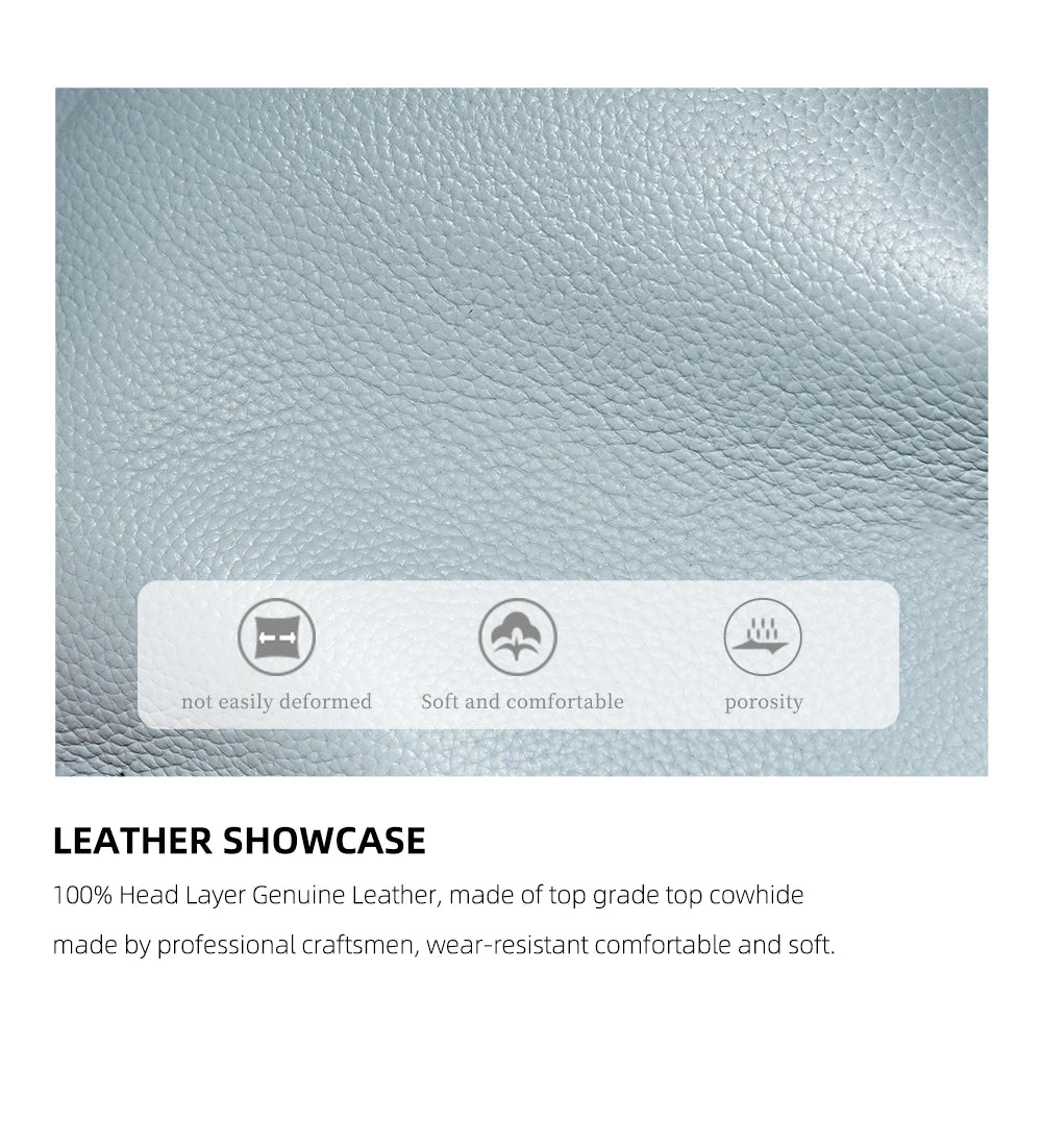Fashion Genuine Leather Top-handle Bag For Women Luxury Designer Crossbody Bag Zipper