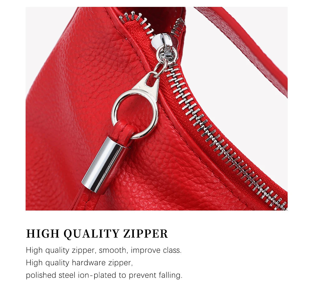 100% Genuine Leather Large Women Top Handle Shoulder Bag Tote Handbag Purse Leather Hobo Bag