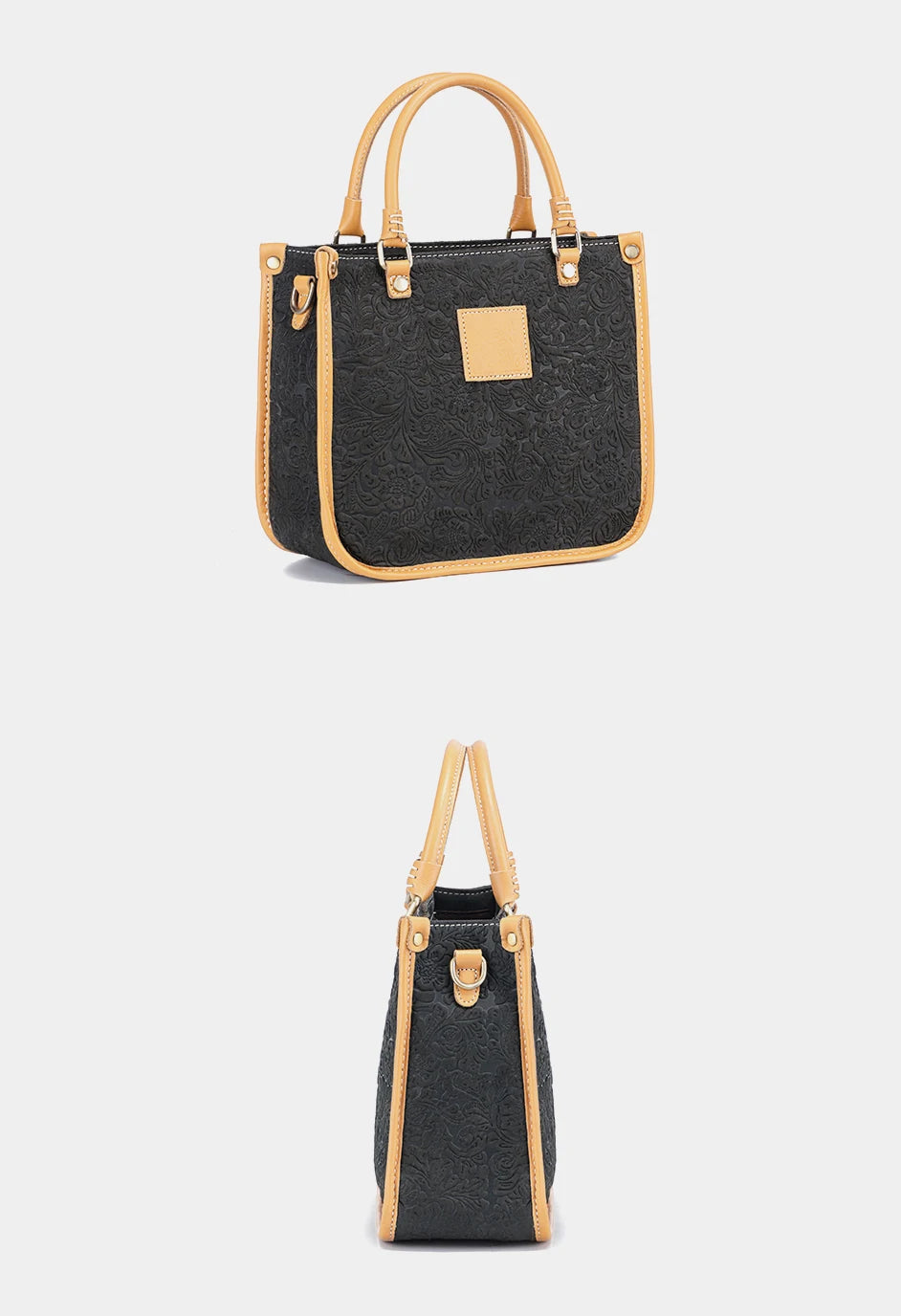 Women Shoulder Bag Genuine Leather High Quality Designer Embossing Bag Crossbody